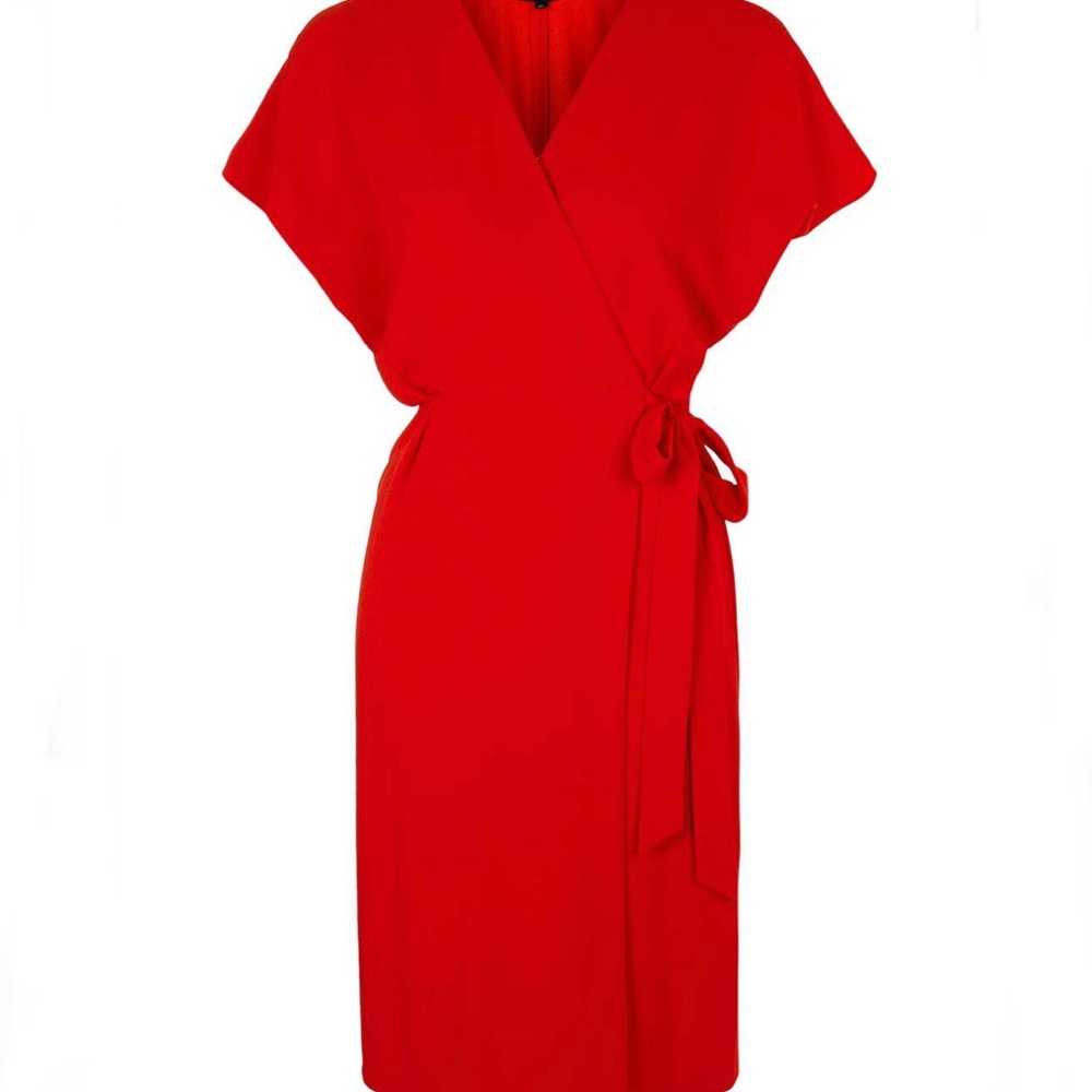 New! Topshop red dress US2